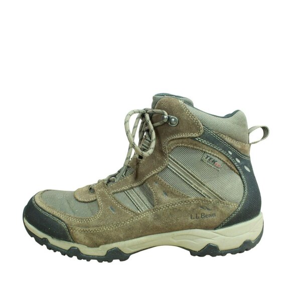 LL Bean Trail Model 4 Brown Suede Waterproof Insulated Hiking Boots Size 10.5 M